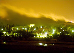 Baghdad under continuous US-UK missile attacks (alj.net , 3/31/03). 